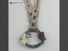Zinc Alloy Kids Christmas Medals For Holiday Gaming Decorative Awards