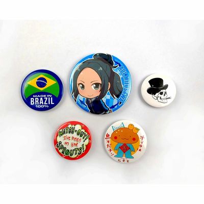 Buy Emblem / Lapel Pin Promotional Button Badge With Safety Pin For Marathon online manufacture