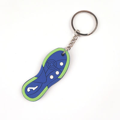 Buy OEM Customized 3D PVC Rubber Keychain Keyrings With 2-Side Logo For Marketing Promotions Gift online manufacture