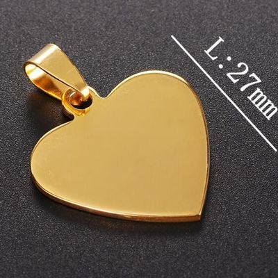 Buy Stainless Steel Pet Name Tags Peach Heart Shaped Custom Dog Id Tags online manufacture