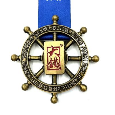 Buy International Ironman 113 Custom Triathlon Medals / Spinning Medal online manufacture