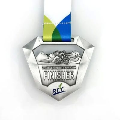 Buy Custom Cycling Road Race Challenges Custom Finisher Medals Design online manufacture
