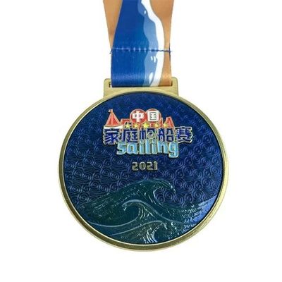 Buy Electroplating Custom Sailing Medal Design Solution Inspired By Marine Elements online manufacture