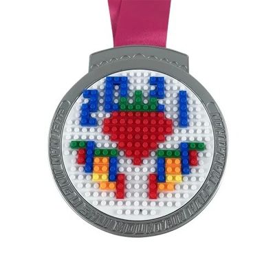 Buy LEGO Plastic Puzzle Medal Colorful Custom Event Medals Zinc Alloy online manufacture