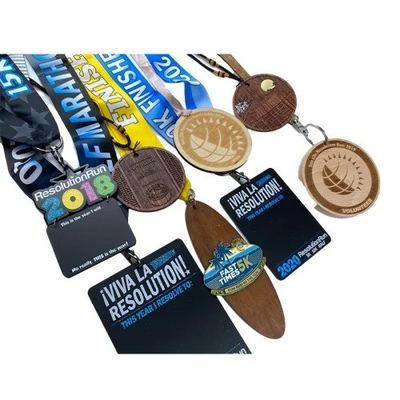 Buy Summer Printing Wooden Medals Long Lasting Durability Enabling Award Winners online manufacture