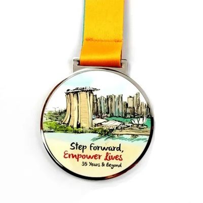Buy Custom Insert Medal UV Printing Award with Transparent Glass online manufacture