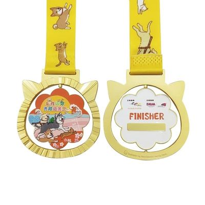 Buy Finishing Pet Sports Charity Personalised Running Medal Rotatable Medal online manufacture