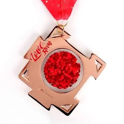 Buy Creative Floating Valentine's Day Fun Run Medals With Personalized Engraving online manufacture