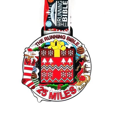 Buy Personalized Christmas Medal | Santa Running Medal online manufacture