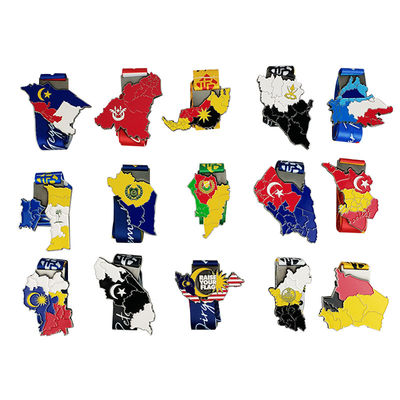 Buy Custom Map Zinc Alloy Soft Enamel Medals Meticulously Crafted online manufacture