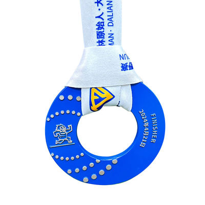 Buy Toroidal Custom Medallions Trail Run Embossed Award / custom award medals online manufacture