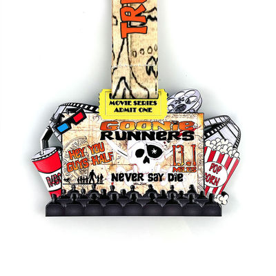 Buy UV Printing Fun Custom Running Medals / personalized race medals online manufacture