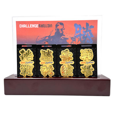 Buy UV Printing Challenger Medals With Display Showcase For Recognizing Outstanding Achievements online manufacture