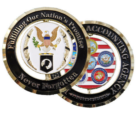 Buy Soft Enameled Military Challenge Coin Custom Made Commemorative Coin online manufacture