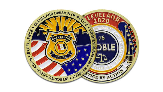 Buy High Precision Police Commemorative Coin Hard Enamel Souvenir Coin online manufacture