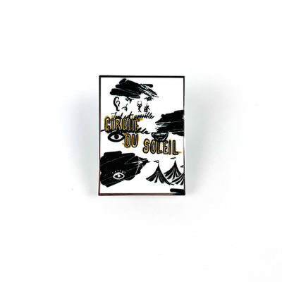 Buy Custom Zinc Alloy Soft Enamel Lapel Pin Badge With Offset Printing And Epoxy Coating online manufacture