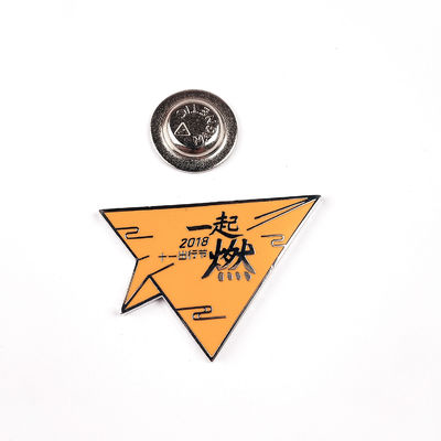 Buy Single Metal Color Magnetic Enamel Pin Emblem And Lapel Pin Item online manufacture