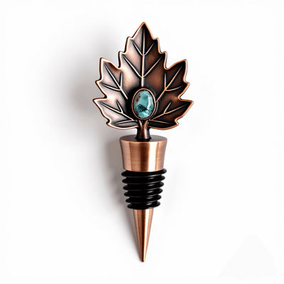 Buy 3D Die Struck Design Vintage Brass Wine Stopper online manufacture