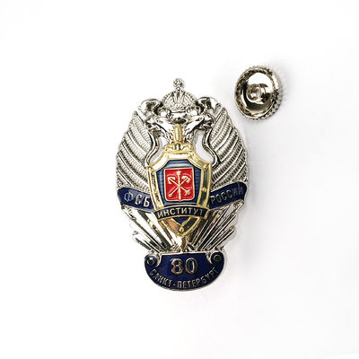 Buy Custom 3D Pin Badge Cut Out Screw Advanced Manufacturing Skilled Craftsmanship for Recognizing Achievements online manufacture