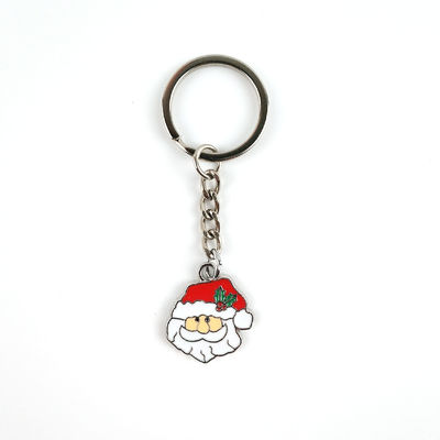 Buy Christmas Themed Soft Enamel Keychain Festive Santa Designs for Holiday Cheer online manufacture
