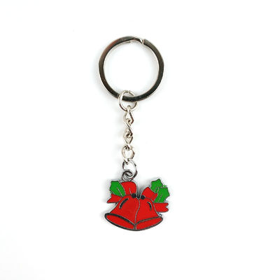 Buy Christmas Themed Soft Enamel Keychain Festive Bell Designs for Holiday Cheer online manufacture
