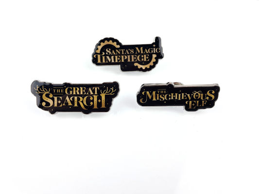 Buy Christmas Santa Magic Metallic Pin – Unlock the Wonder of the Holidays! online manufacture