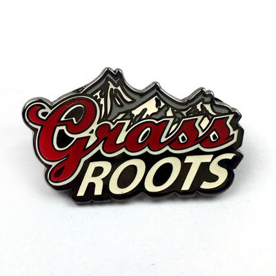 Buy Promotional Black Finish Hard Enamel Pin Badge With Rubble Clutch Elevate Your Brand online manufacture