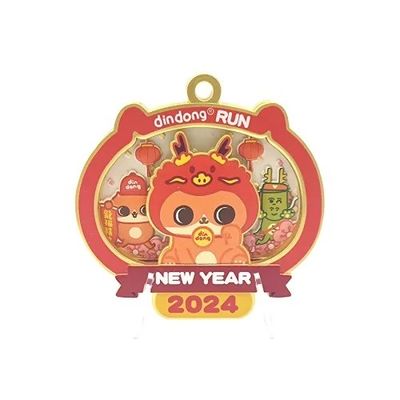 Zinc Alloy Custom Fun Run Medal Enameled Awards With Logo Brand