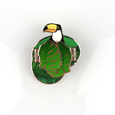 Customized Flipping Uv Printing Badge Promotion Lapel Pins