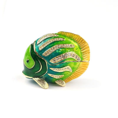 Customizable Fish Jewelry Box With MDF Base Material And AI Design