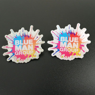 Blue Man Group Color Splash Lapel Pin Perfect For Fans And Collectors Of Iconic Performance Group