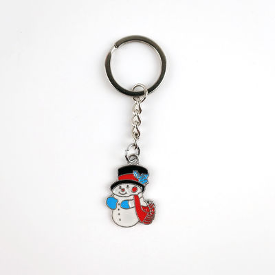 Christmas Themed Soft Enamel Keychain Festive Accessories for Holiday Season