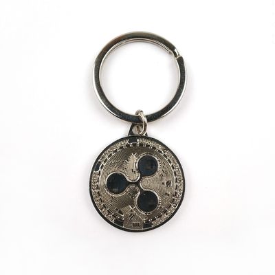 Antique Silver Promotional Custom Coin Key Ring with Custom Keychains from Top Suppliers