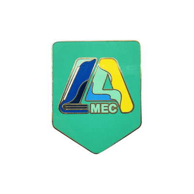 Shiny Gold Imitation Hard Enamel Badge – A Luxurious Symbol of Achievement