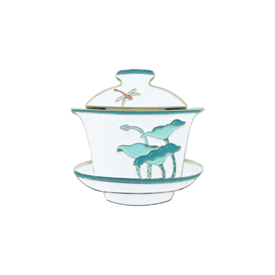 Panda Teacup Sliding Fridge Magnet