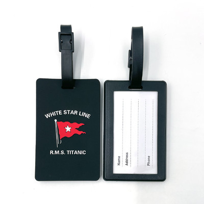 Sleek and Durable Aluminum Luggage Tags with Laser-Engraved Personalized Details Easy Identification for Your Luggage