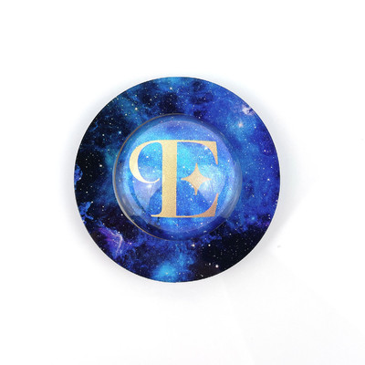 Acrylic Fridge Magnet with Bold Vibrant Design and Glossy Finish Blue Man Group Inspiration