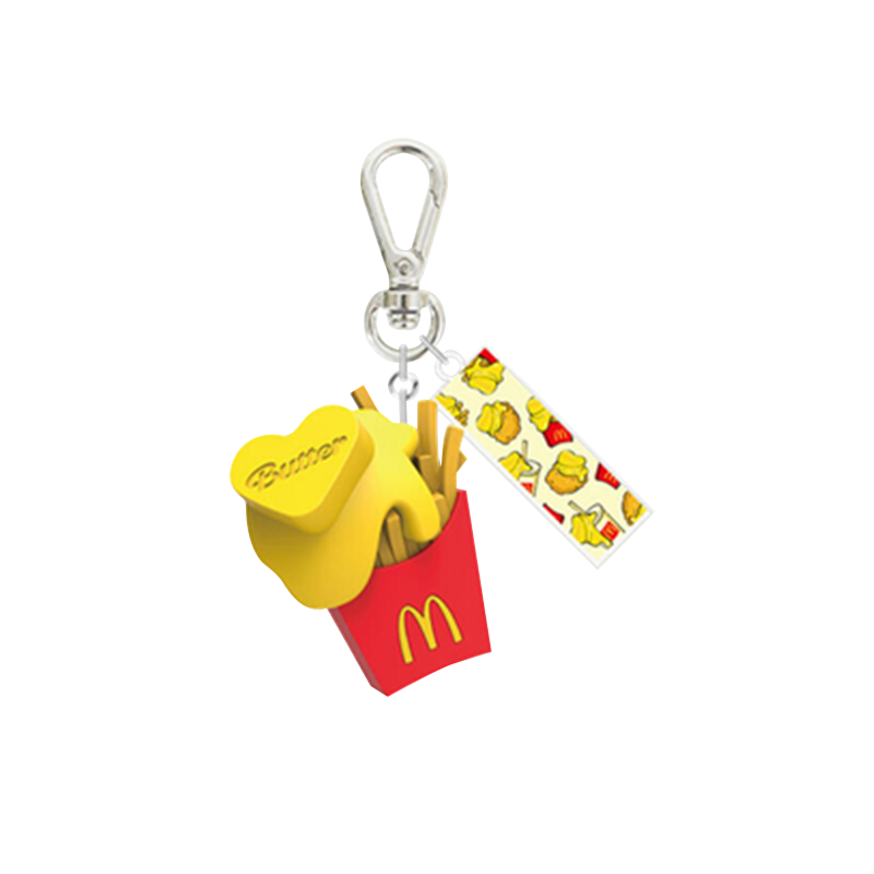 Custom nga McDonald's brand key chain