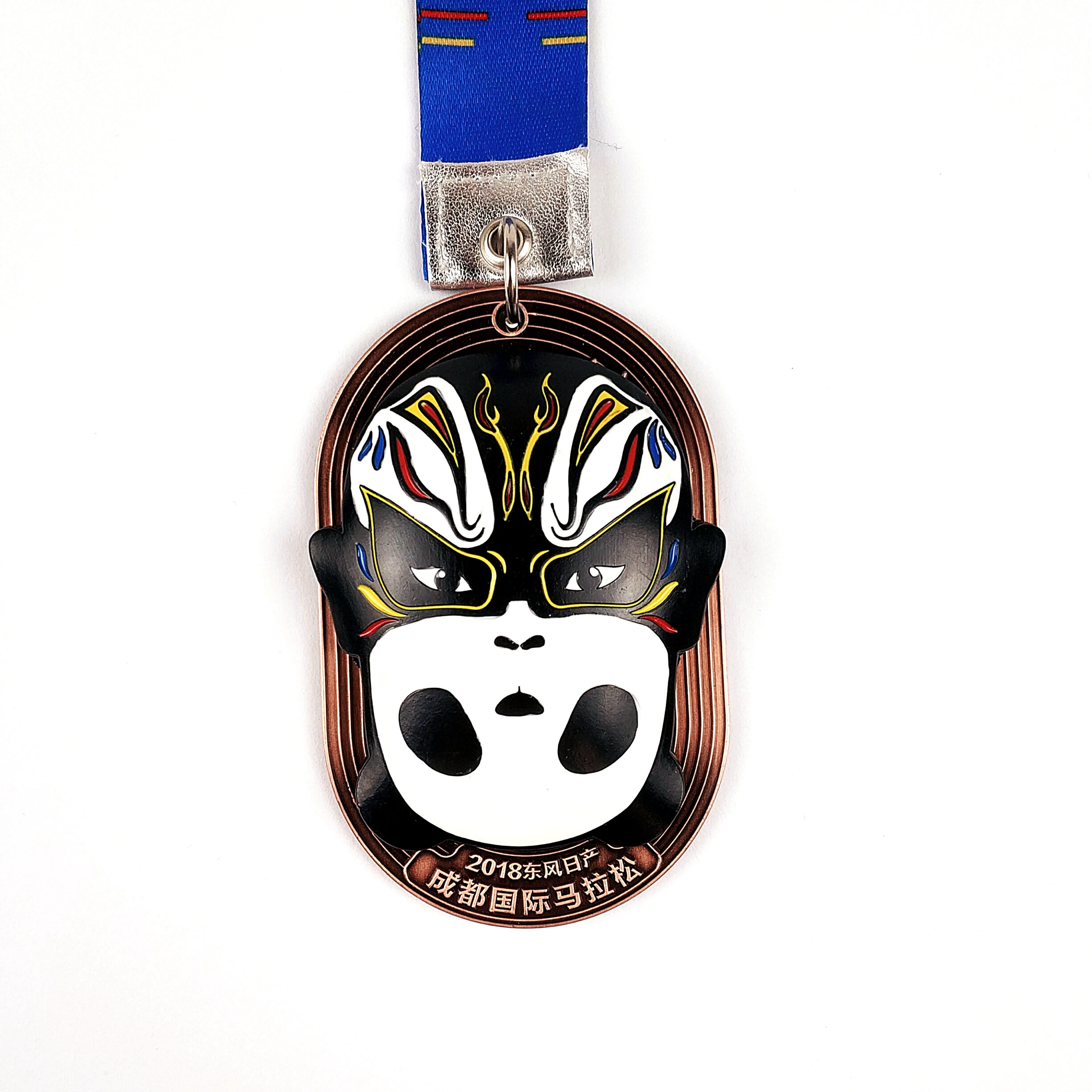 3D Panda and Sichuan Opera Face Spinning Medal (2)