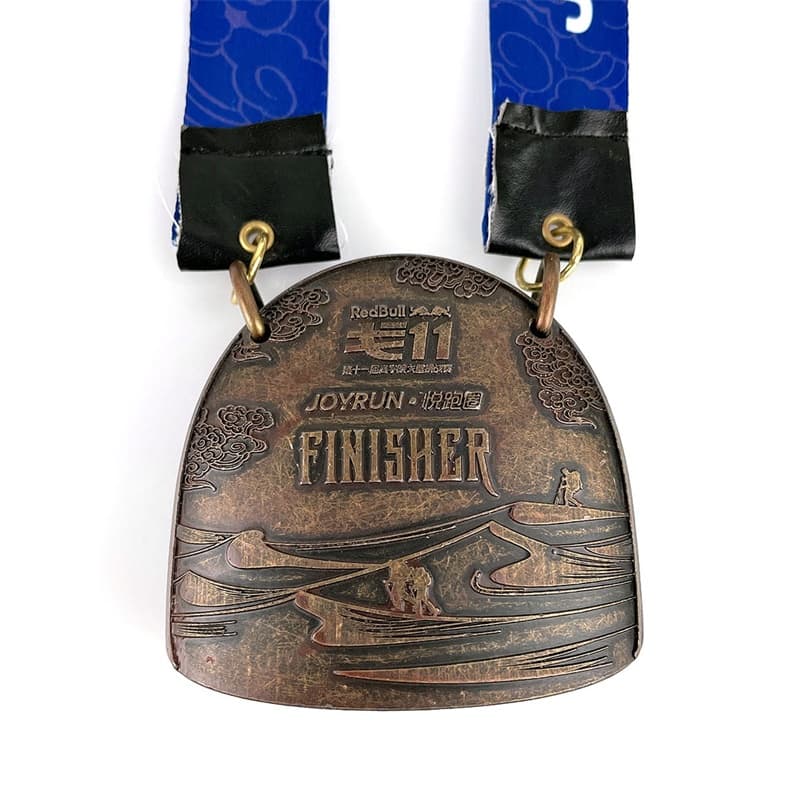 Тапшырылган 3D Desert Walking Cowbell медалы