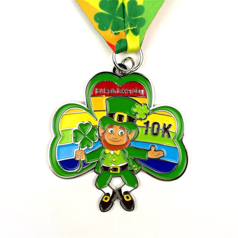 Bespoke Virtual St Patricks Day 10K Medal