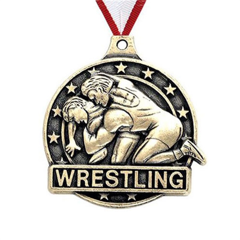 Custom 3D Wrestling Medal