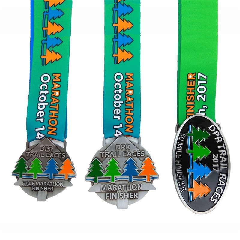 Customized Trail Race Series Challenge Medal