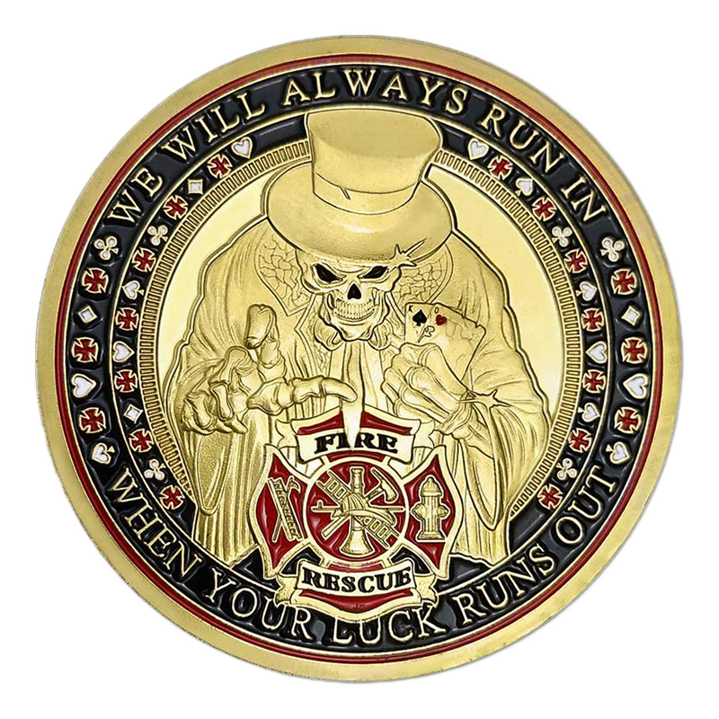 custom firefighter coins manufacturer