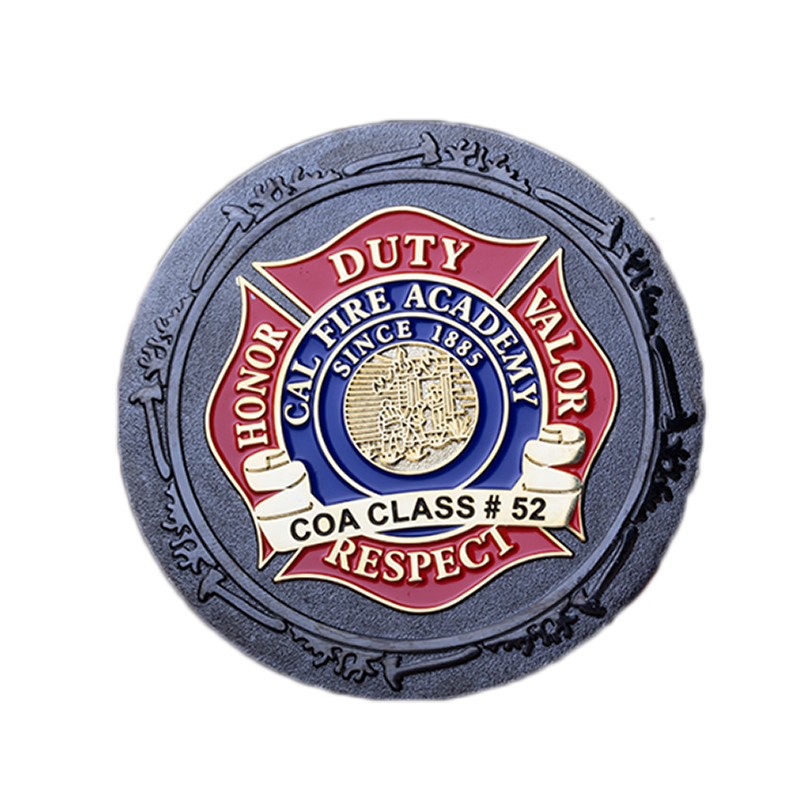 firefighter custom challenge coins factory