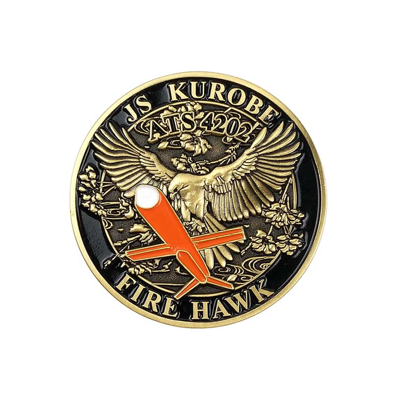 Personalized Custom brass enamelled collectable coin (2)_副本