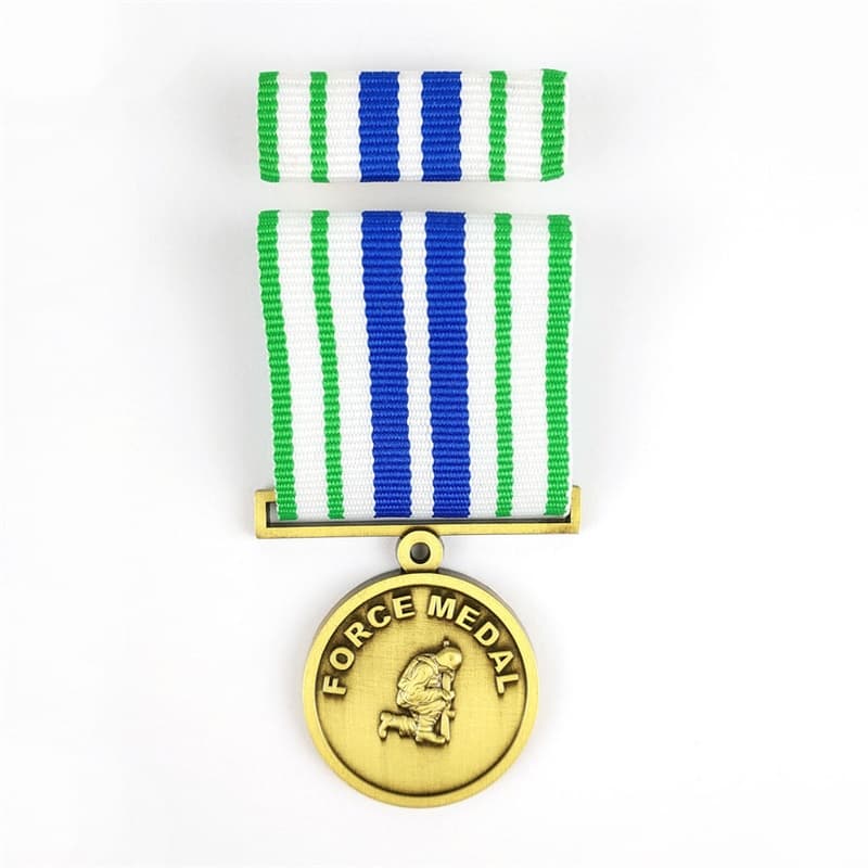 Personalized Gold Armed Force Medal
