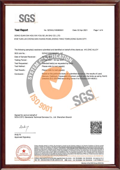 SGS Audit Report - Global Art Gifts