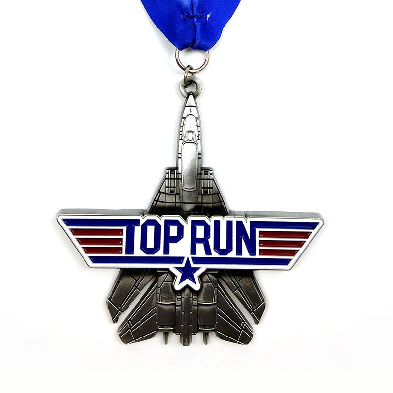 Top Run Warplane Medal for Virtual Event